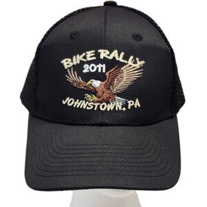 2011 Thunder in the Valley Johnstown, PA Truckers Cap Motorcycle Rally Black NEW